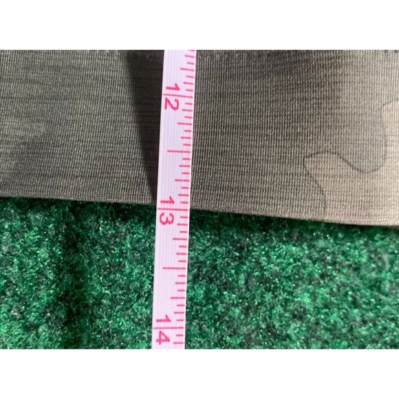 Prana Layna Bra Sage Camo Green Strappy V Neck Sports Bra NEW Size XS - Picture 3 of 7